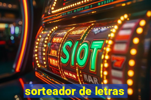 sorteador de letras